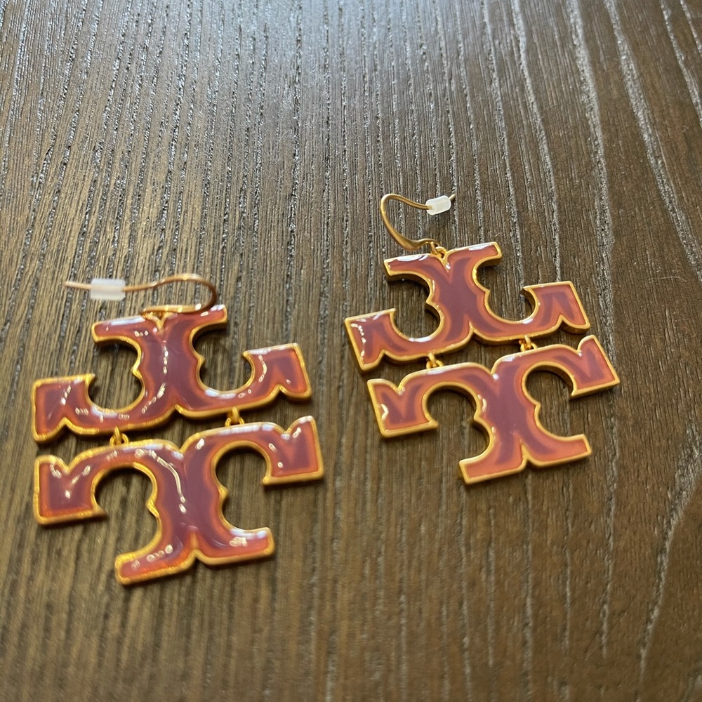 Tory Burch Transparent Drop Earrings